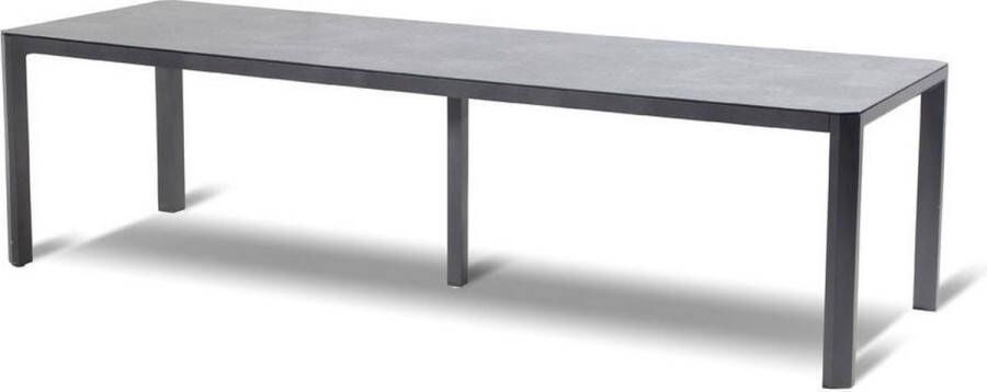 Hartman Lille HPL Tuintafel 278x100 cm Xerix Antraciet