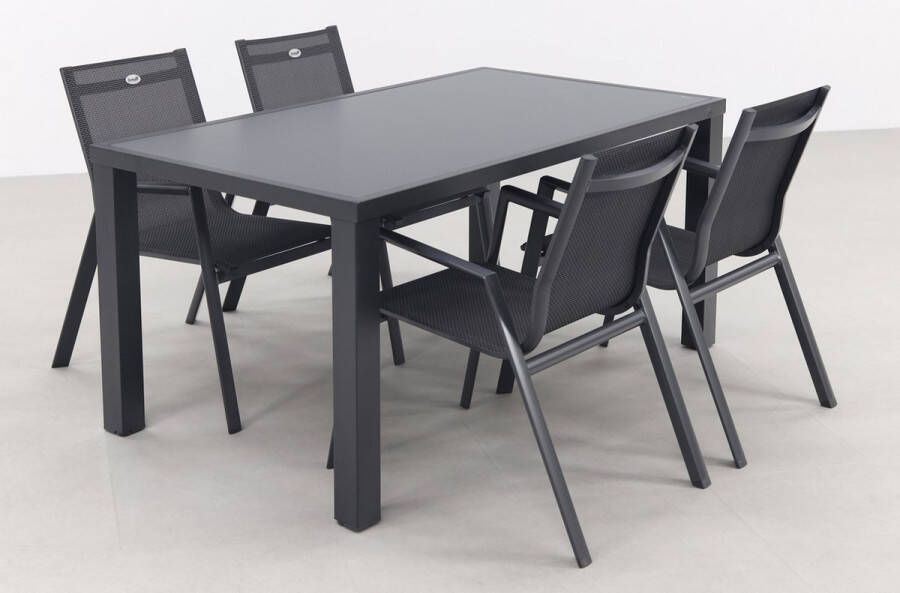 Hartman Napoli|VDG Alma stapelbare tuinset 160x90 cm.