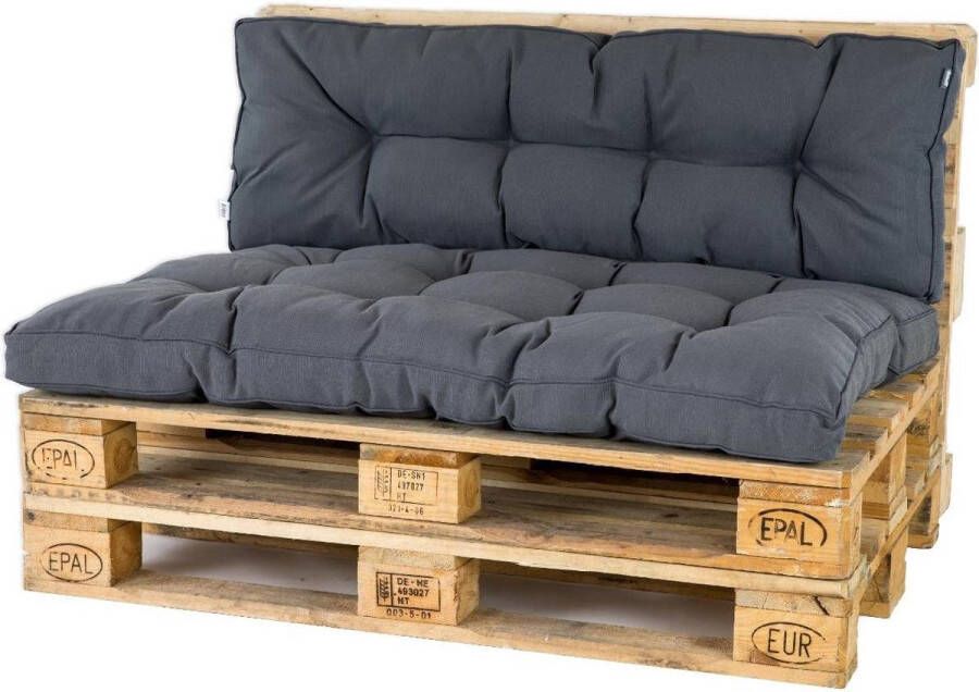Hartman Tuinkussen 'Casual' Pallet Zit kleur Grijs