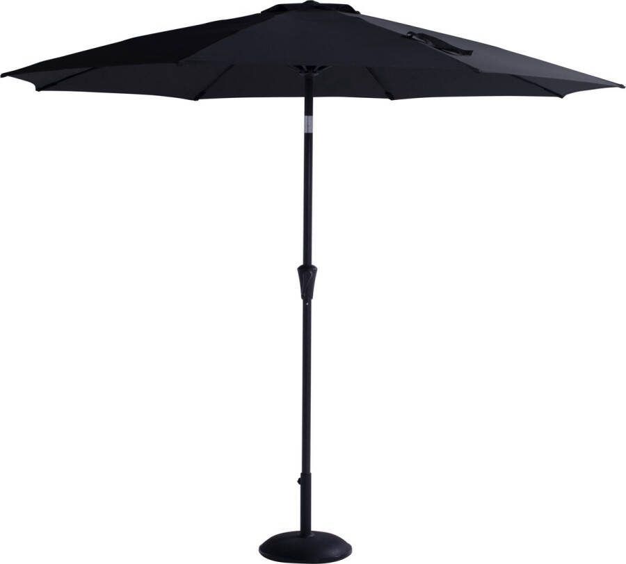 Hartman parasol Tillt 270 cm zwart Topkwaliteit parasol UV beschermend