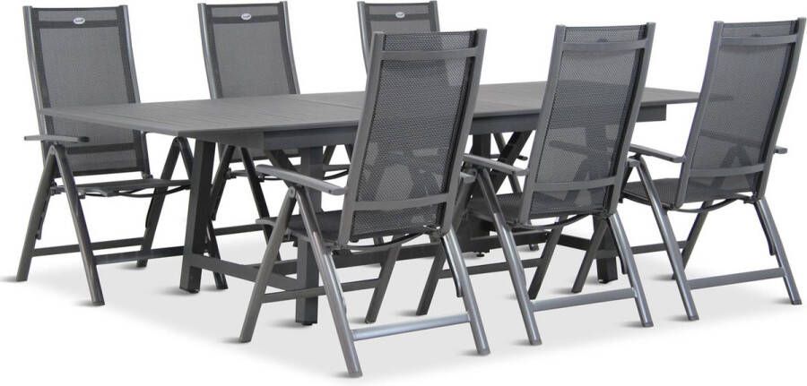 Hartman Royal Club General 217 277 cm dining tuinset 7-delig