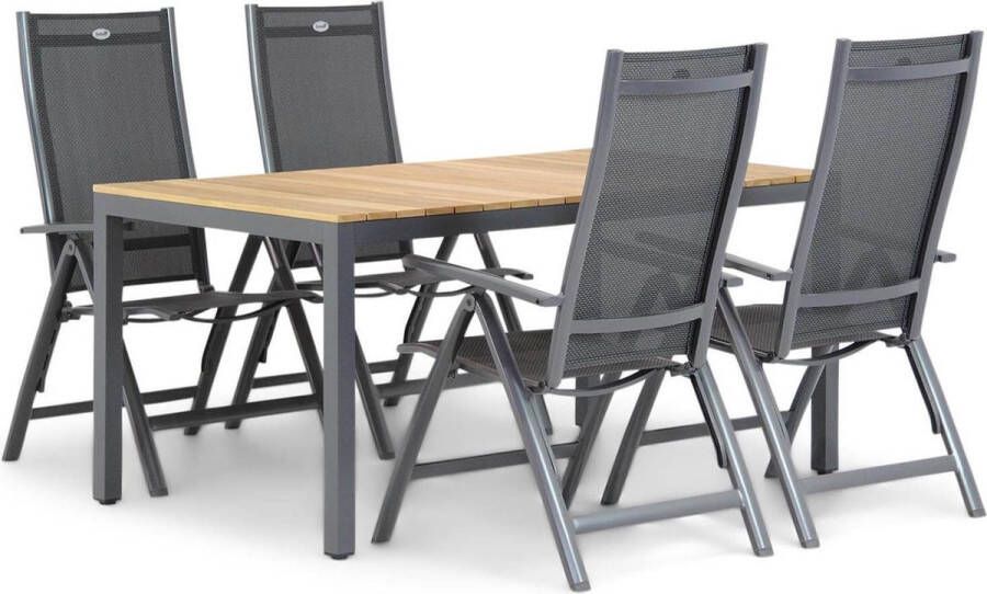 Hartman Royal Club Mazzarino 160 cm dining tuinset 5-delig