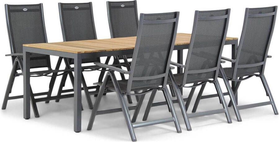 Hartman Royal Club Mazzarino 220 cm dining tuinset 7-delig