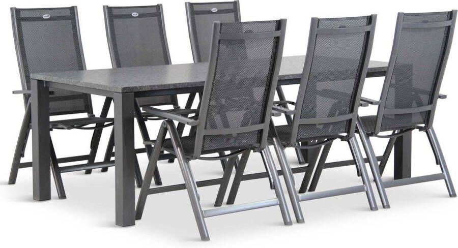 Hartman Royal Club Munster 220 cm dining tuinset 7-delig