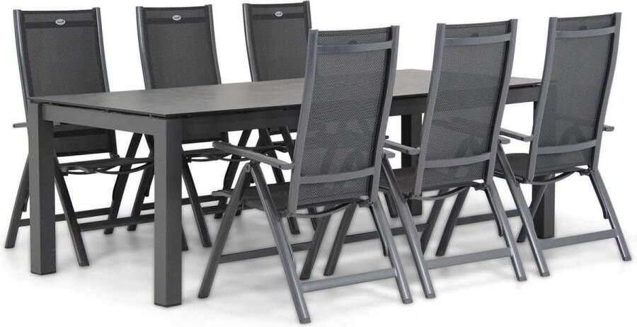 Hartman Royal Club Yukon 240 cm dining tuinset 7-delig