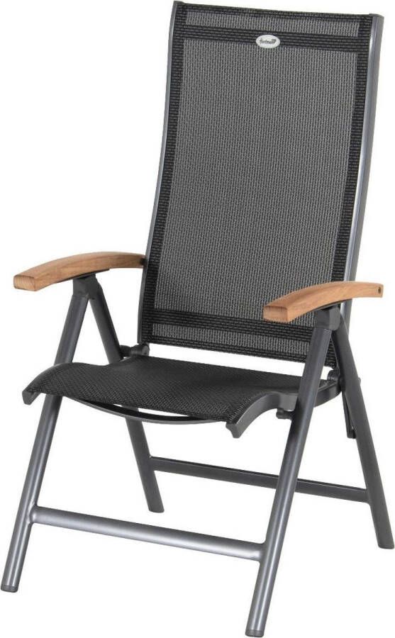 Hartman Salvatore verstelbare tuinstoel met teak armleuning