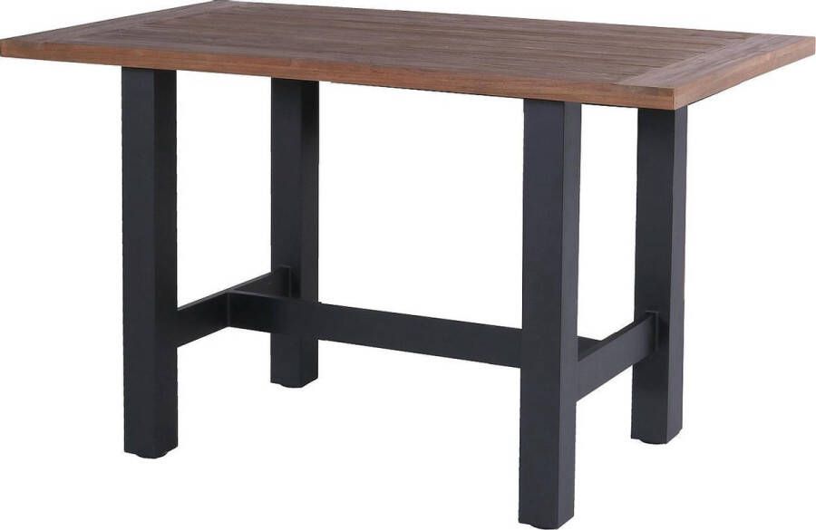 Hartman Yasmani Bartafel L180 X B100 X H110 Vintage Bruin Teakhout Donkergrijs H-Frame