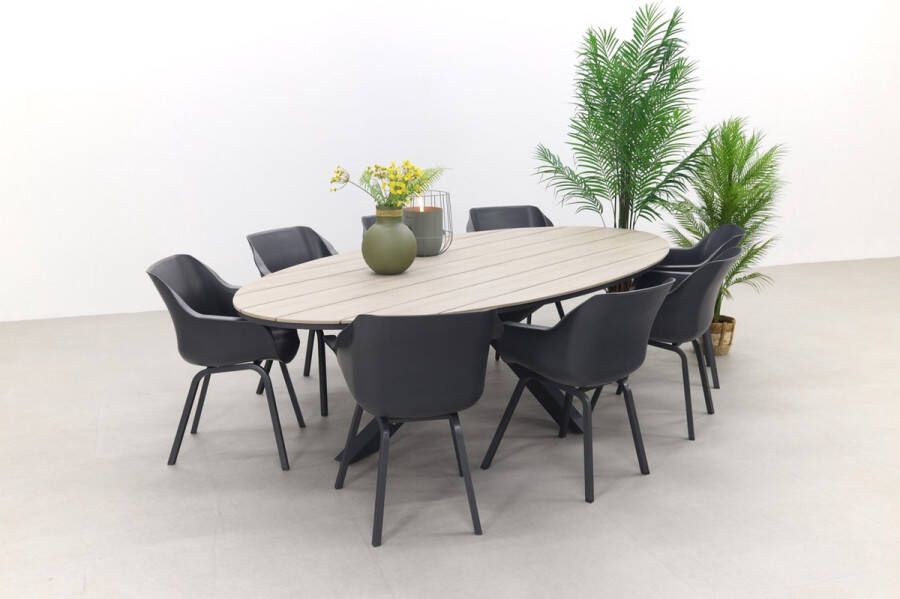Hartman Sophie Element Xerix GI Edison 280x140 cm. tafel ovale tuinset