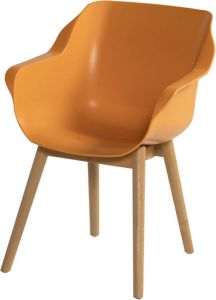 Hartman Sophie Studio Dining Armstoel Indian Orange Teak Poot