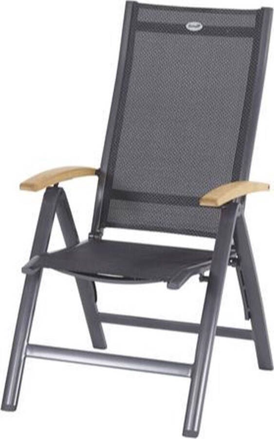 Hartman standenstoel Troy full alu met teak armrests