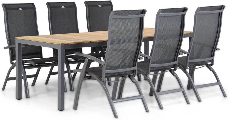 Hartman Summerland Mazzarino 220 cm dining tuinset 7-delig