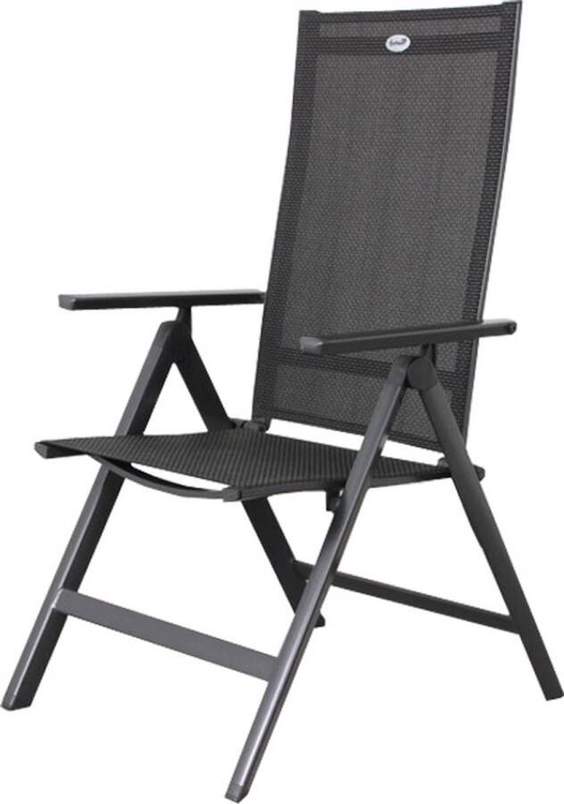 Hartman verstelbare tuinstoel Napoli Aluminium armleuning