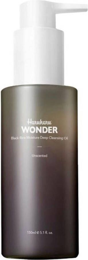 Haruharu Wonder Black Rice Moisture Deep Cleansing Oil Makeup Remover 150ml [Korean Skincare]