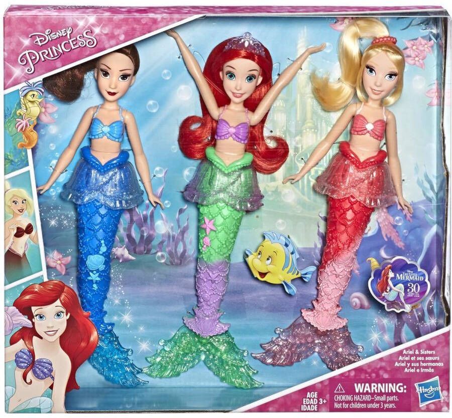 Hasbro Ariel and Sisters 3 poppen 26 cm groot Disney Princess