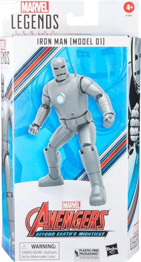 Marvel Hasbro The Avengers: Beyond Earth's Mightiest Legends Iron Man (Model 01) 15 cm Actiefiguur Grijs