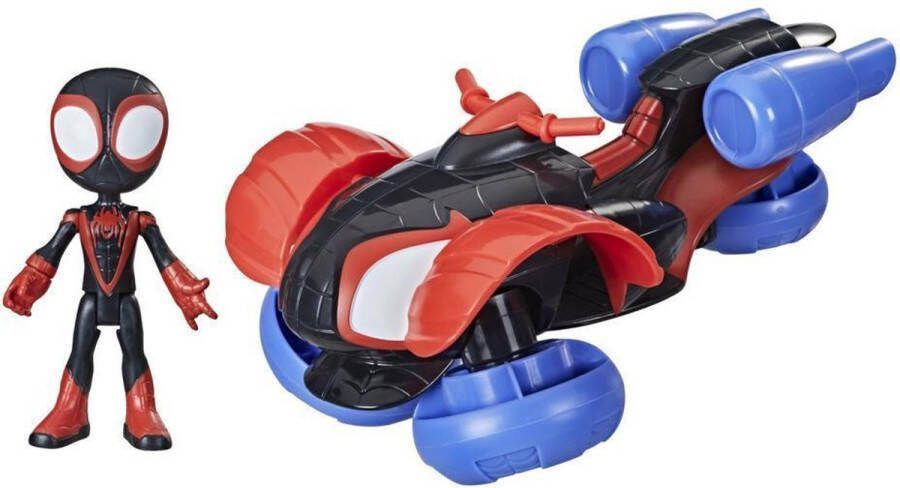 Hasbro Disney Junior Spidey And His Amazing Friends Miles Morales Change N Go Techno-Racer from Assor