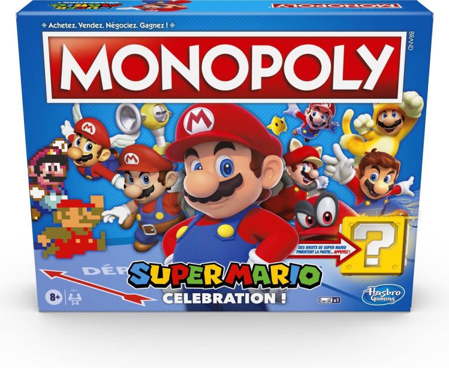 Hasbro Bordspel Monopoly Super Mario Celebration (FR)