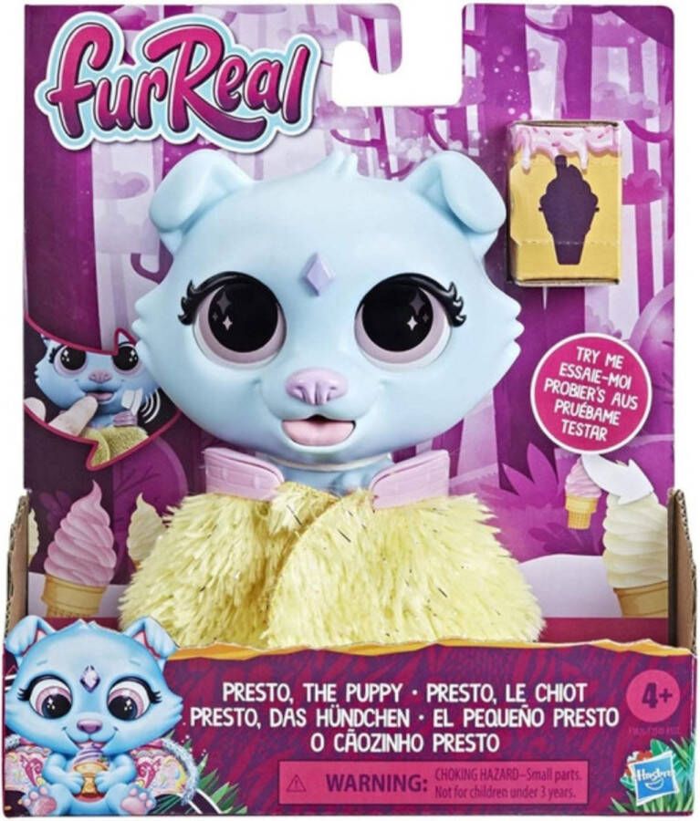 Hasbro FurReal Feeding Presto de Puppy Interactieve Knuffel