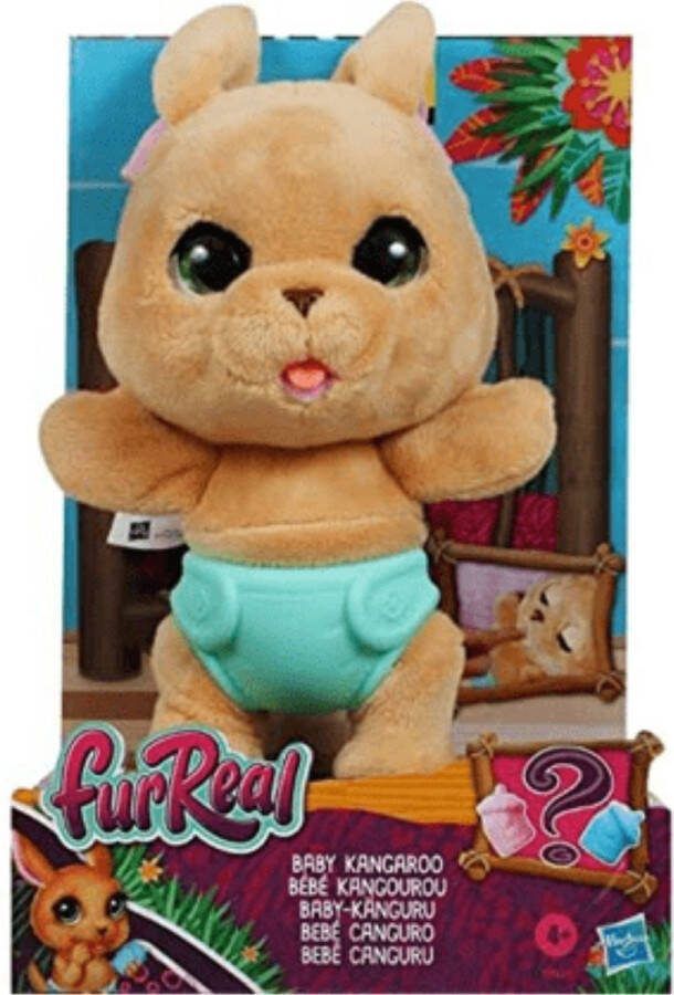 Hasbro FurReal Friends Baby Kangaroo Kangoeroe Interactieve knuffel Huisdier