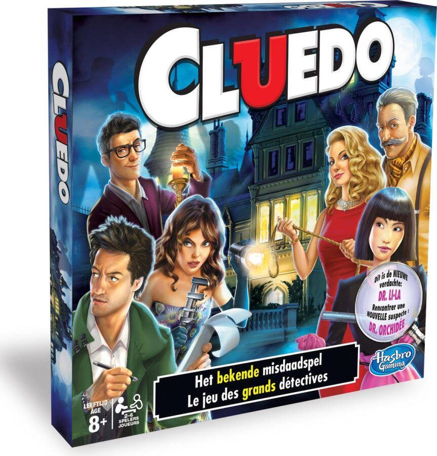 Hasbro Gaming Cluedo Bordspel (Franstalig)