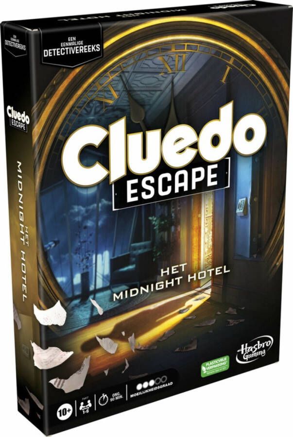 Hasbro Gaming Cluedo Escape Het Midnight Hotel Bordspel