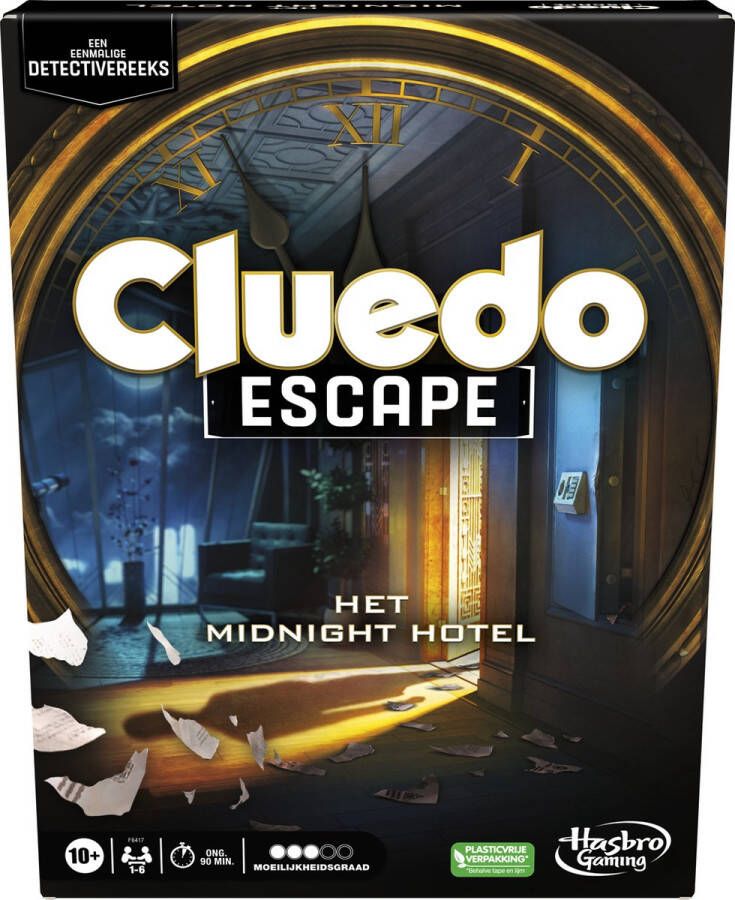 Hasbro Gaming Cluedo Escape Het Midnight Hotel Bordspel