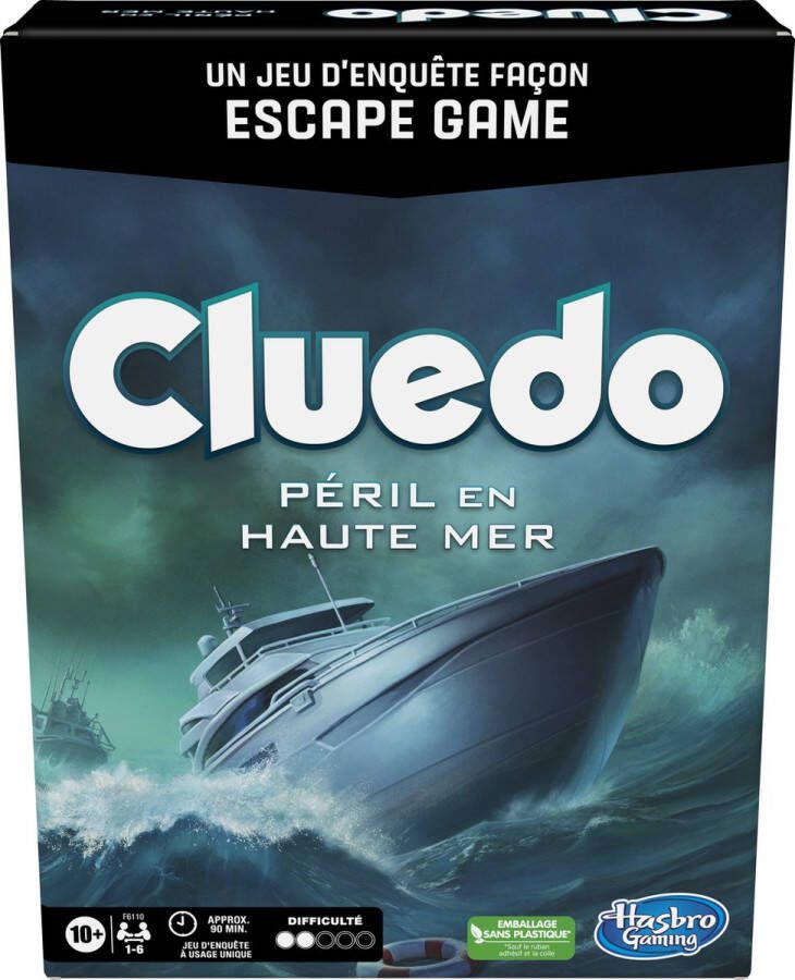 Hasbro Gaming Cluedo Escape Sabotage op Zee Bordspel (Nederlandstalig)