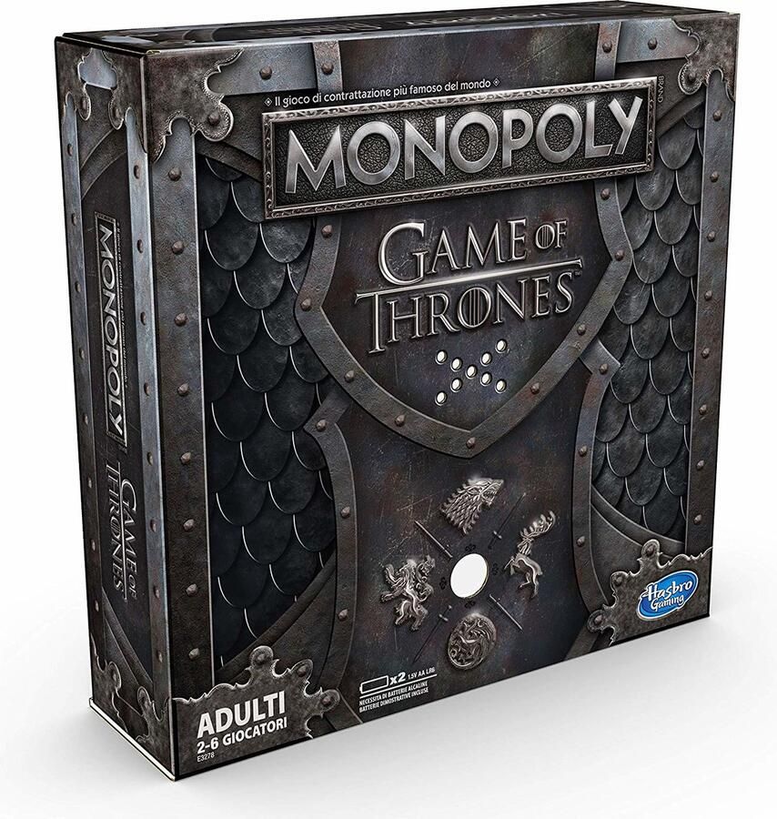 Hasbro Gaming Monopoly: Game of Thrones Bordspel Economische simulatie Italiaans