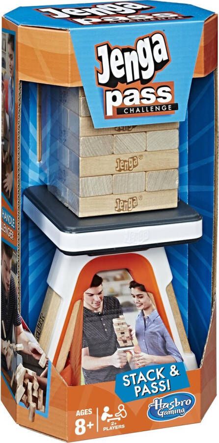 Hasbro Gaming Jenga Pass Challenge Gezelschapsspel