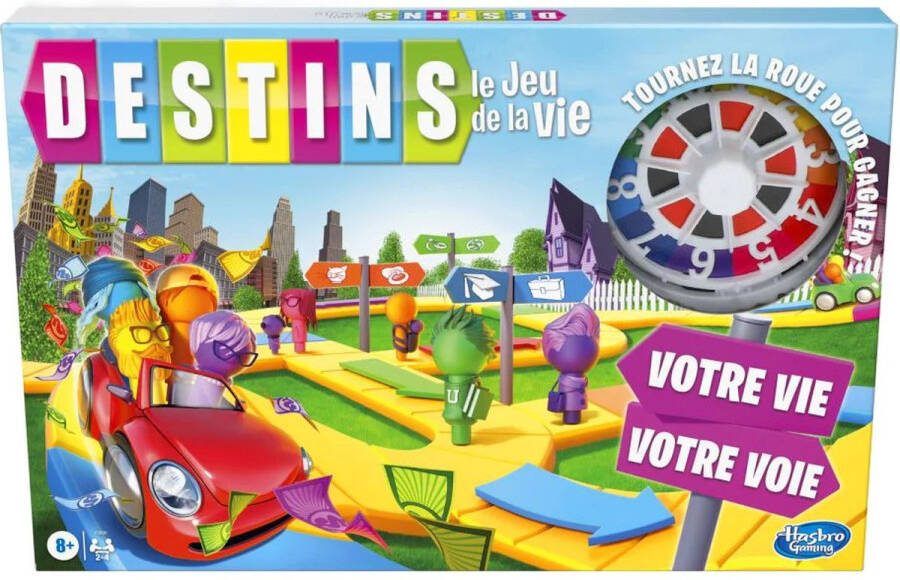 Hasbro Gaming Levensweg Bordspel (Franse editie)