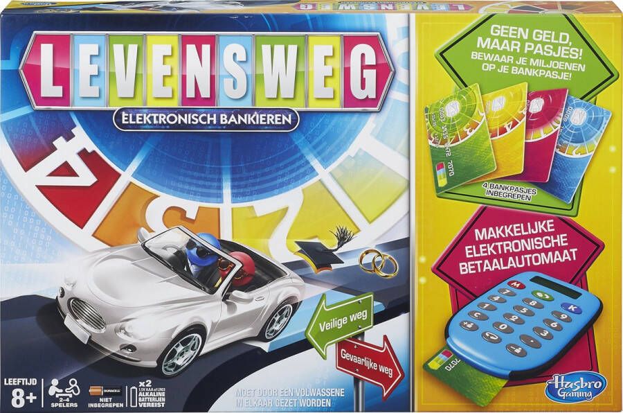 Hasbro Gaming Levensweg Elektronisch Bankieren Bordspel