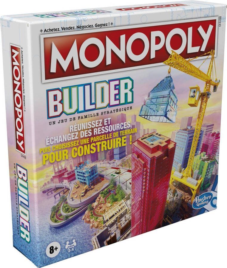 Hasbro Gaming Monopoly Bouwen (Franse editie)