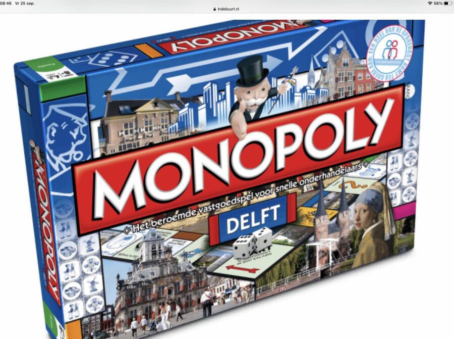 Hasbro Gaming Monopoly Delft