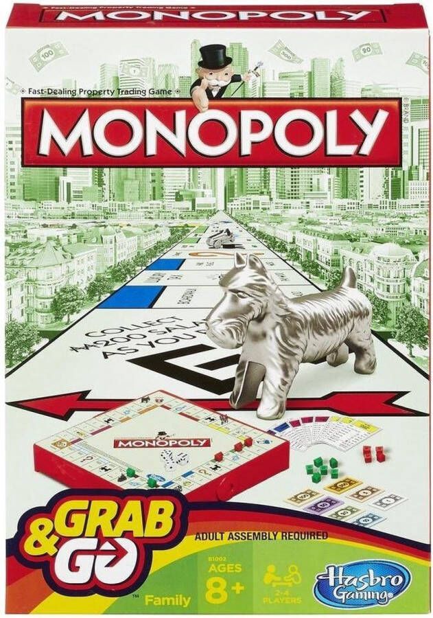 Hasbro Reiseditie Monopoly Gezelschapsspel