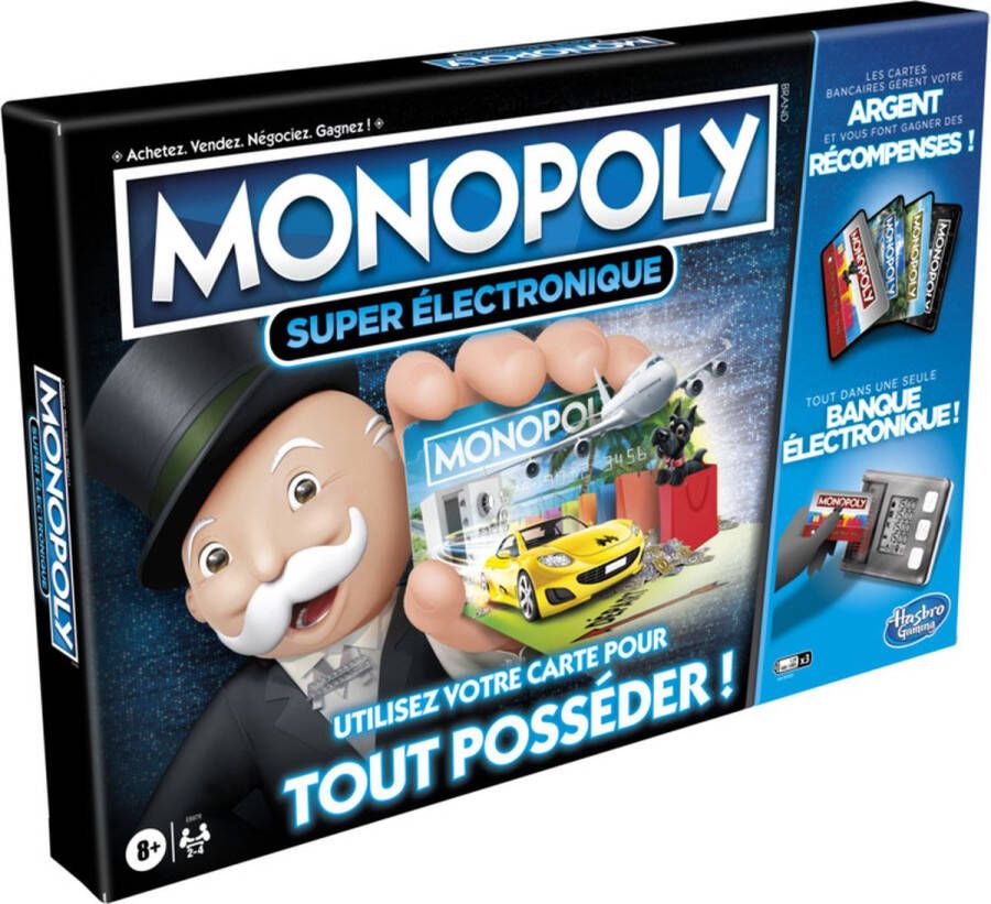 Hasbro Gaming Monopoly Super Elektronisch Bankieren Bordspel (Franstalig)