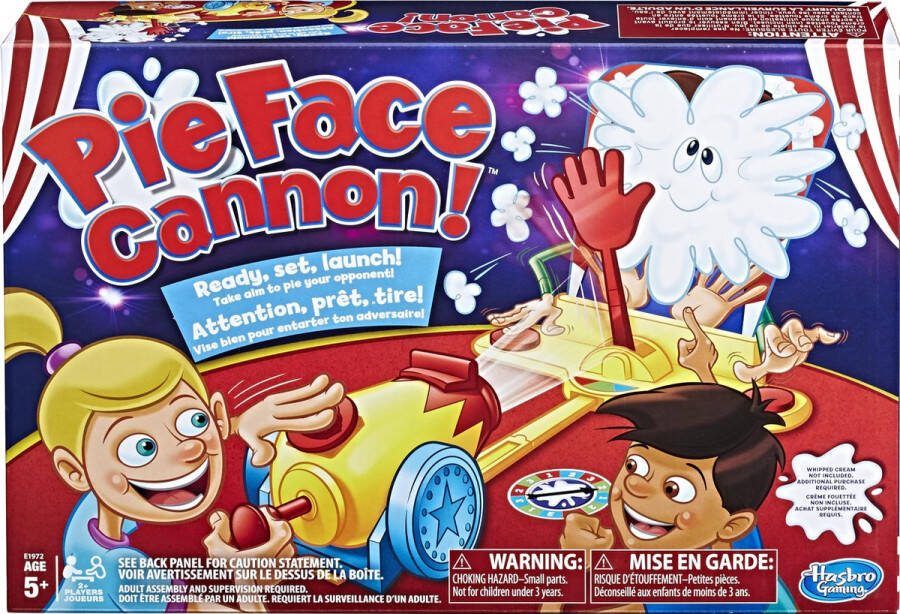 Hasbro Gaming Pie Face Cannon Actiespel