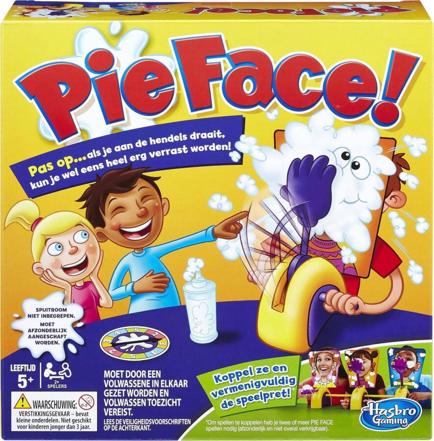 Hasbro Gaming Pie Face Kettingreactie Gezelschapsspel