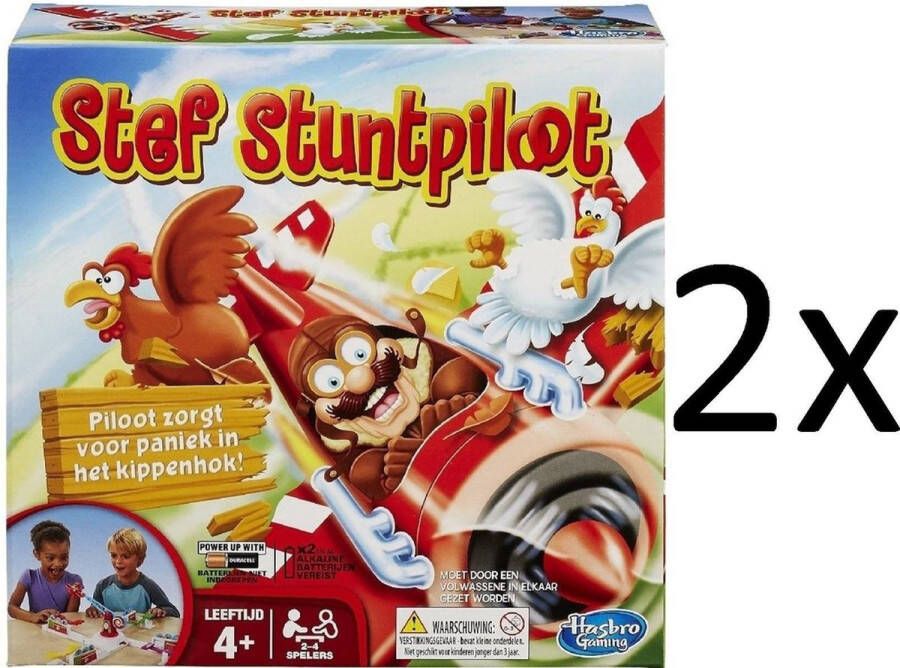 Hasbro Gaming Stef Stuntpiloot 2-pack Bundelpakket