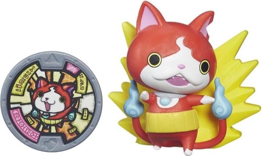 Hasbro Yo-kai Medal Moments Jibanyan Rood geel