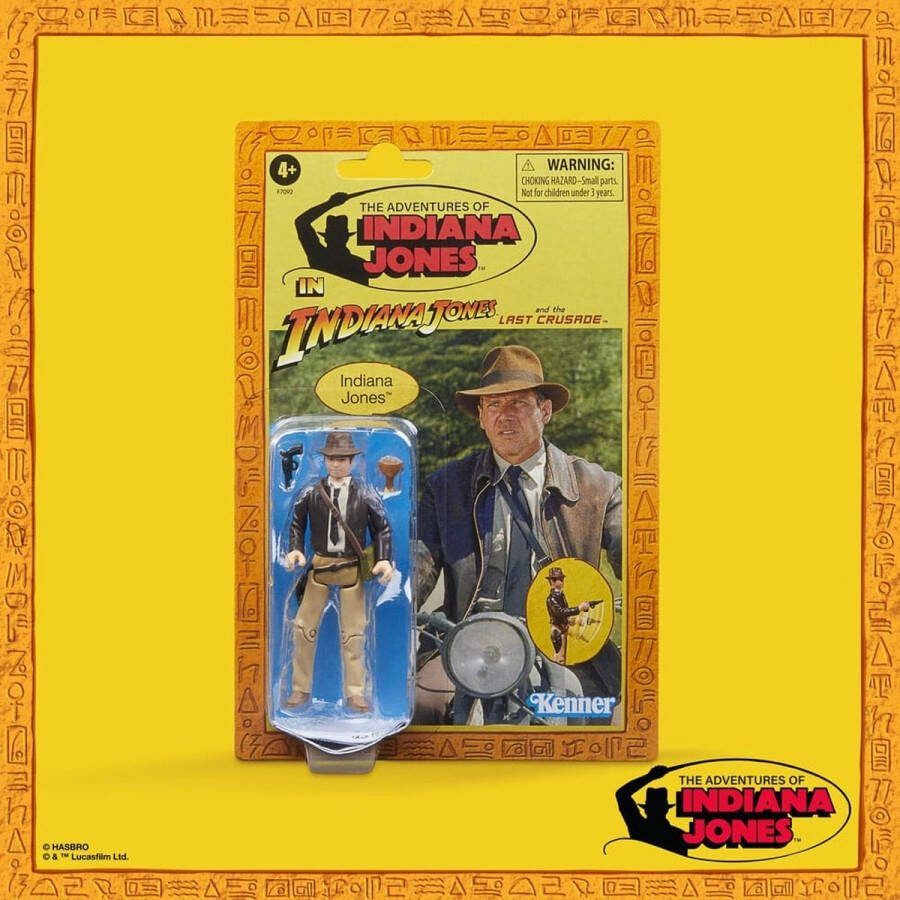 Hasbro Indiana Jones Retro Collection Indiana Jones The Last Crusade 10 cm Actiefiguur Multicolours