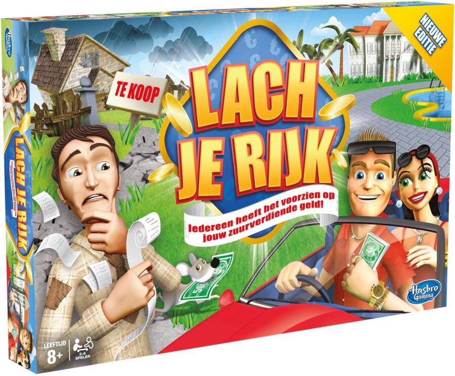 Hasbro Gaming Lach je Rijk Bordspel