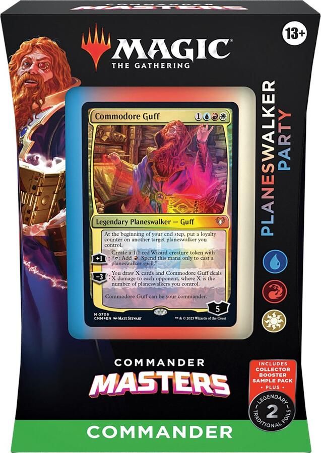 Hasbro Magic the Gathering Magic the Gathering Commander Masters Planeswalker Party Commander Deck