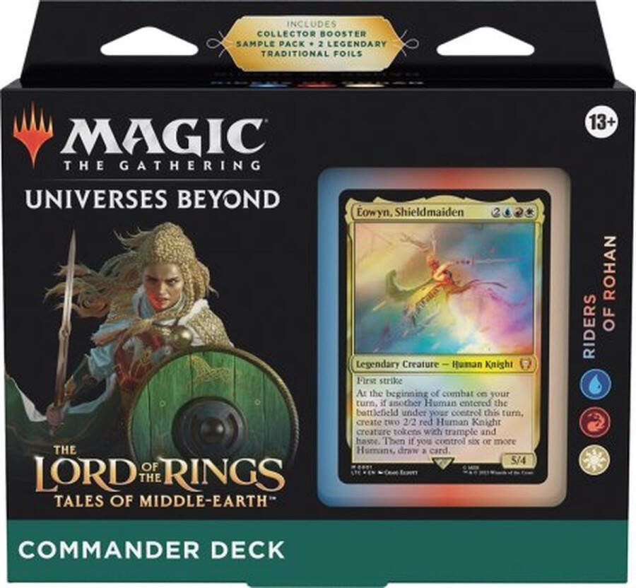 Hasbro Magic the Gathering Magic the Gathering Lord of the Rings Tales of Middle-earth Riders of Rohan Commander Deck