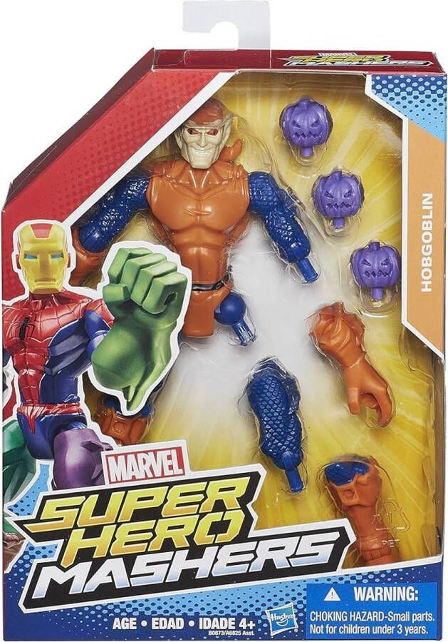 Hasbro Marvel Avengers Age of Ultron Super Hero Mashers Spider-man actiefiguur
