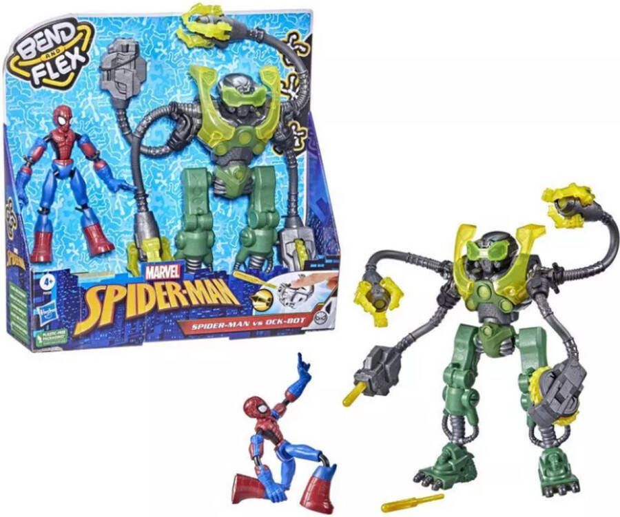 Hasbro Marvel Spider-Man Vs. Ock-Bot Verzamelbaar actiefiguurtje Strips