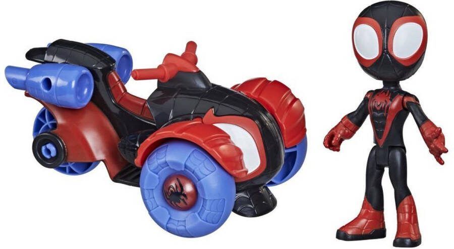 Hasbro Marvel Spidey Amazing Friends Techno Racer Spiderman speelfiguur