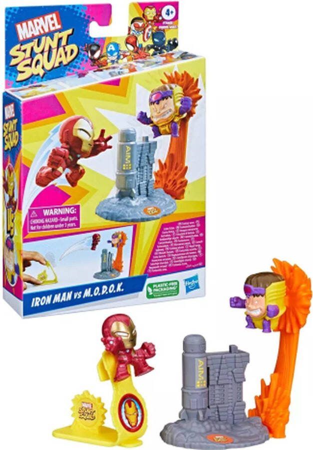 Hasbro Marvel stunt squad Iron Man vs M.O.D.O.K