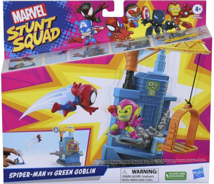 Hasbro Marvel Stunt Squad Spider-man Vs Green Goblin