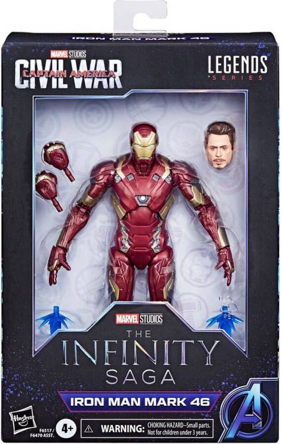 Hasbro Marvel The Infinity Saga Iron Man Mark 46 Actiefiguur 15 cm