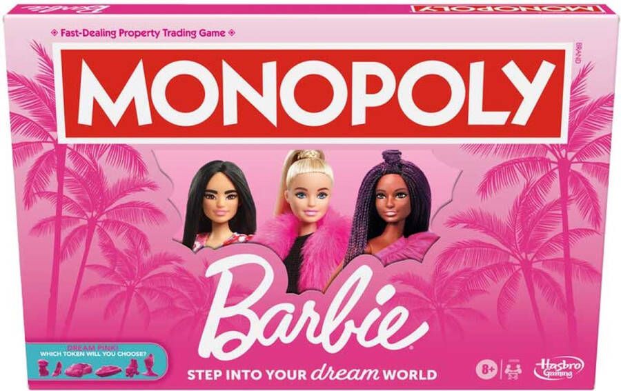 Hasbro Monopoly Barbie Engelstalig Bordspel